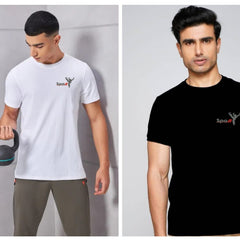 PACK OF 2PCS  SpaB T Shirt  Polyester Stretchable Fabric Easy to Wear.