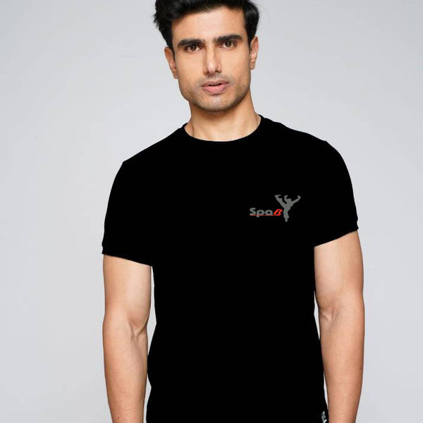 PACK OF 2PCS  SpaB T Shirt  Polyester Stretchable Fabric Easy to Wear.