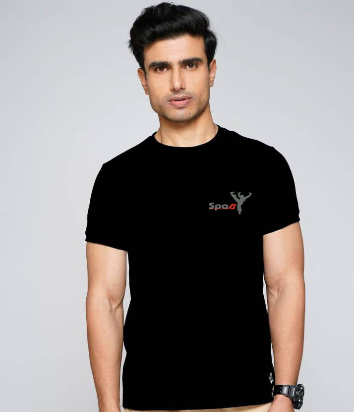 PACK OF 2PCS  SpaB T Shirt  Polyester Stretchable Fabric Easy to Wear.