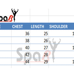 PACK OF 2PCS  SpaB T Shirt  Polyester Stretchable Fabric Easy to Wear.