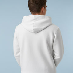 SPAB MENS ALL OVER PRINTED HOODED NECK FULL SLEEVE WHITE SWEATSHIRT