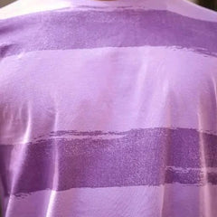 Purple Pure Cotton Regular Fit Printed T-Shirt For Men