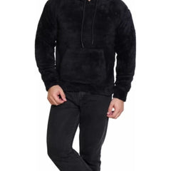 PLAIN BLACK HOODIE FOR MEN