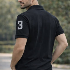 Pack Of 2 Back &  Red Cotton Polo T-Shirt For Men