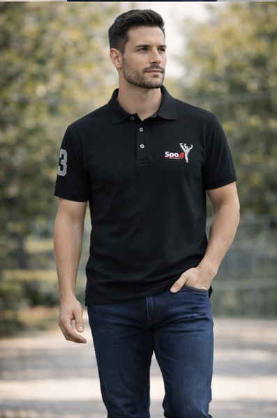 Pack Of 2 Back &  Red Cotton Polo T-Shirt For Men
