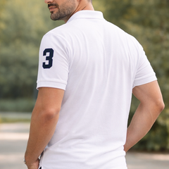 Pack Of 2 Back &  White Cotton Polo T-Shirt For Men