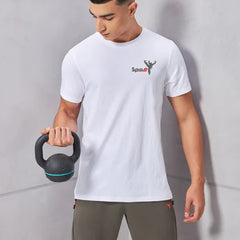 Polyester Men White  Regular T-Shirt