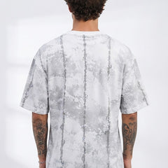 Hearts Acid Wash Oversized T-Shirt