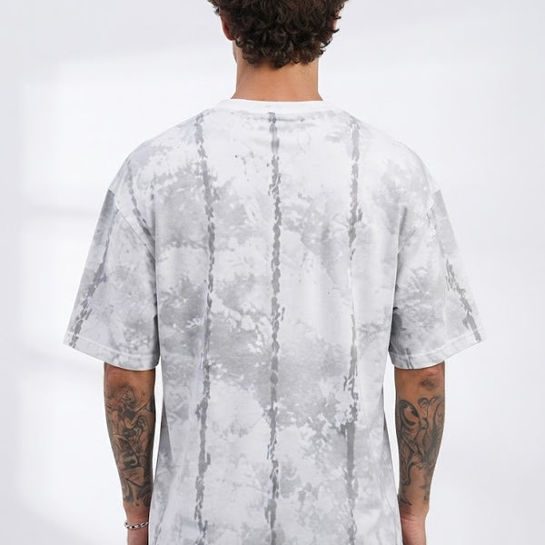 Hearts Acid Wash Oversized T-Shirt