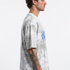 Hearts Acid Wash Oversized T-Shirt