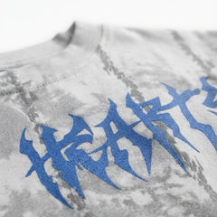 Hearts Acid Wash Oversized T-Shirt