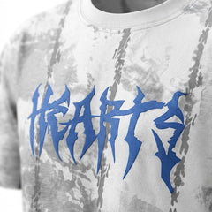 Hearts Acid Wash Oversized T-Shirt
