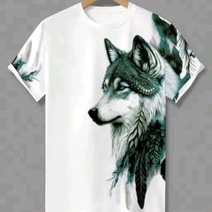 Pack Of 2 White , Black & Purple Cotton Printed Casual T-Shirt For Men